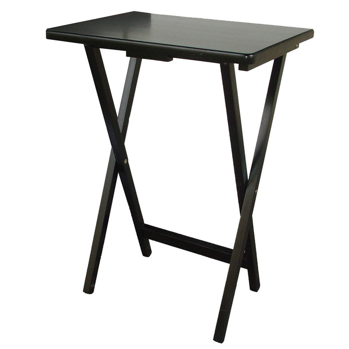 TV Tray Wood Black - Plastic Dev Group (LOCAL PICKUP ONLY)