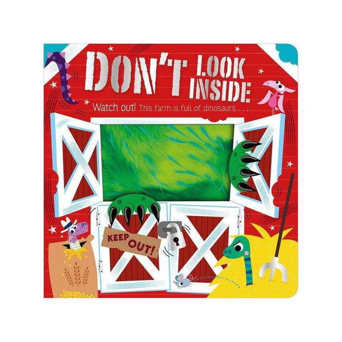 Don't Look Inside (this farm is full of dinosaurs) - by Rosie Greening (Board Book)