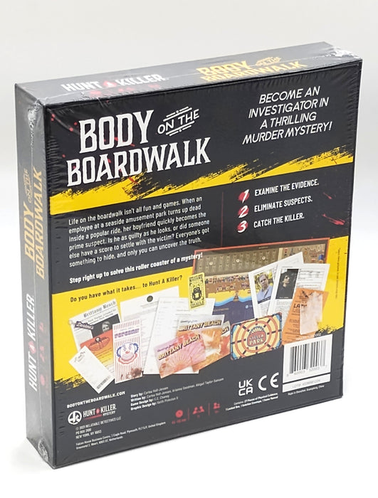 Hunt A Killer Body On The Boardwalk Board Game