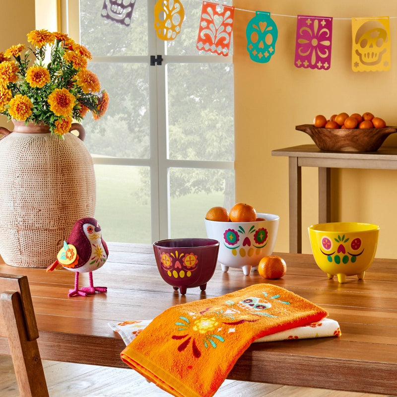 Dia de Muertos 3ct Melamine Decorative Nesting Bowls - Designed with Luis Pinto