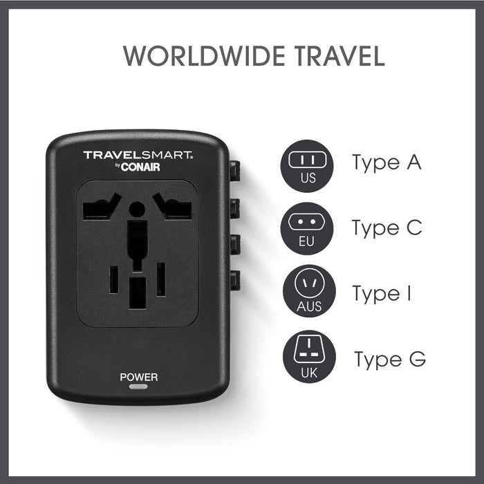 Travel Smart Quick Charge All-in-One Adapter