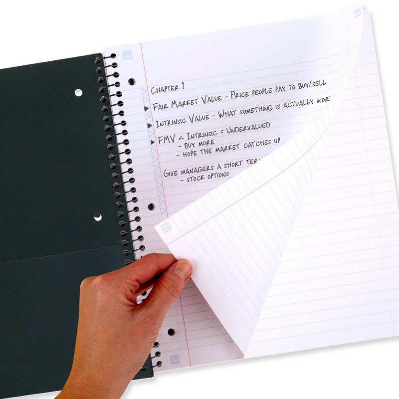 Five Star 130 Sheets College Ruled 1 Subject Spiral Notebook Lilac