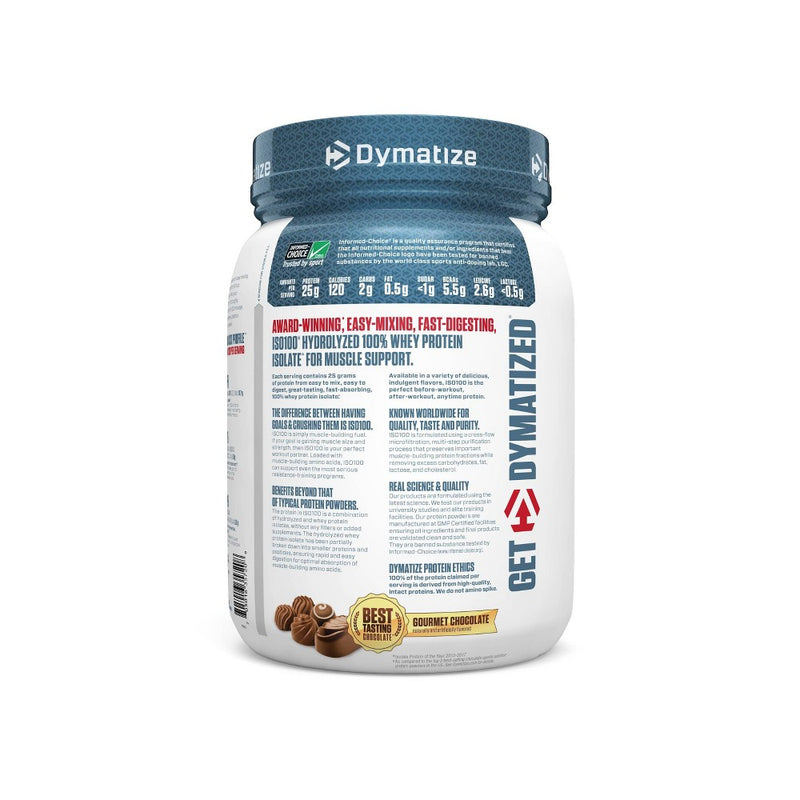 Dymatize 100% Whey Isolate Protein Powder - Gourmet Chocolate - 1.4lbs (LOCAL PICKUP ONLY)