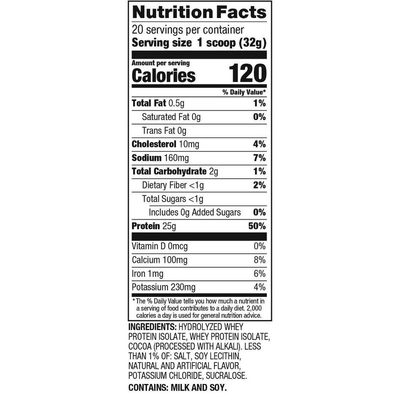 Dymatize 100% Whey Isolate Protein Powder - Gourmet Chocolate - 1.4lbs (LOCAL PICKUP ONLY)