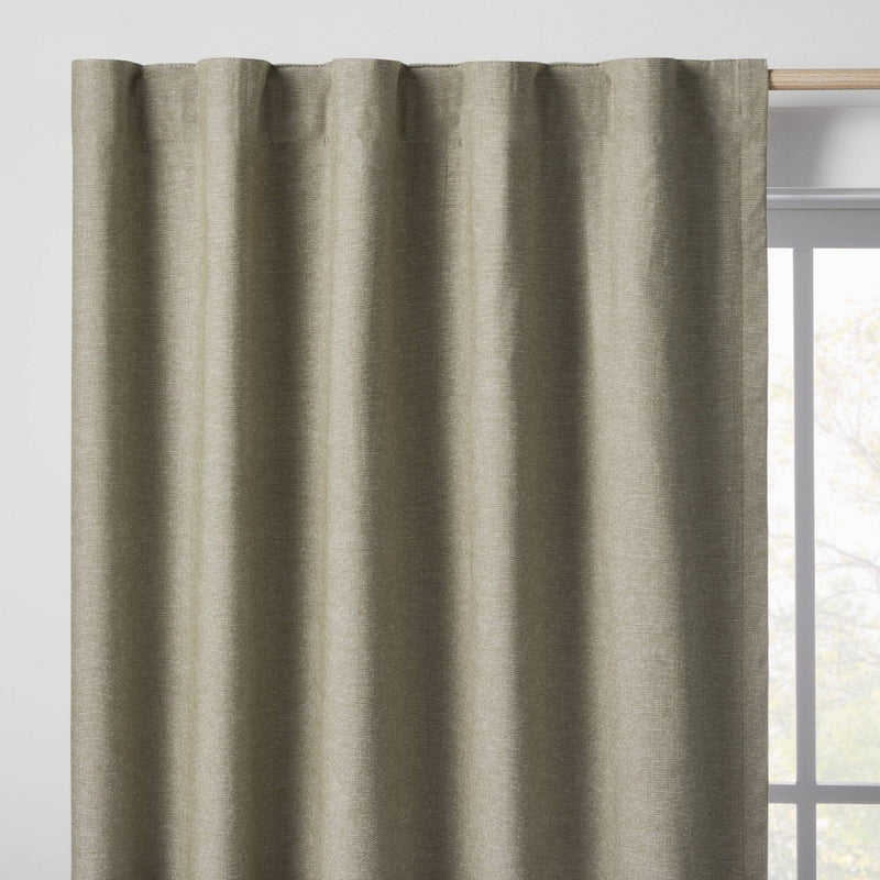 63" Blackout Chambray Cotton Kids' Panel Green - Pillowfort