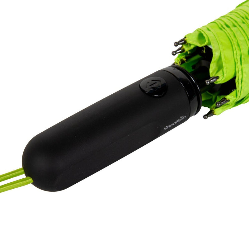 ShedRain JUMBO Auto Open Auto Close Compact Umbrella - Lime Green