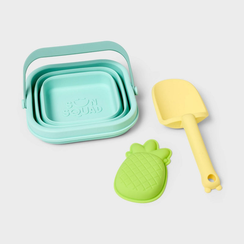 3pc Silicone Sandcastle Set - Sun Squad