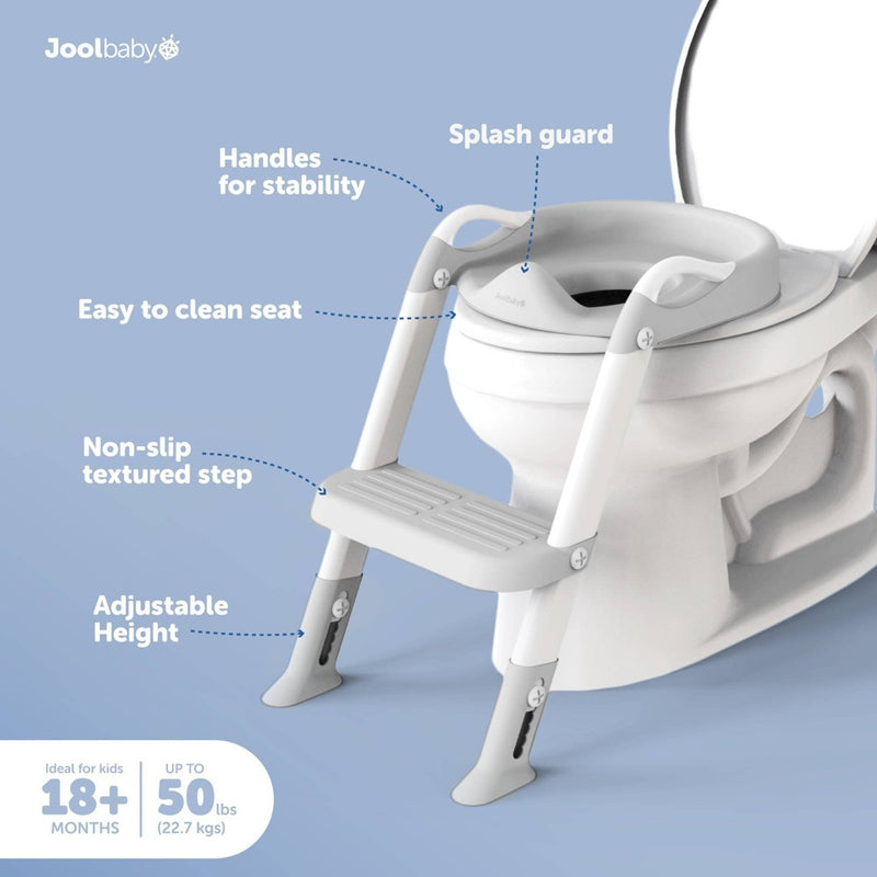 Jool Baby On My Own Potty Ladder - Gray
