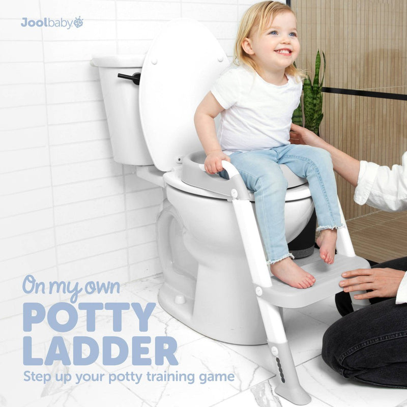 Jool Baby On My Own Potty Ladder - Gray