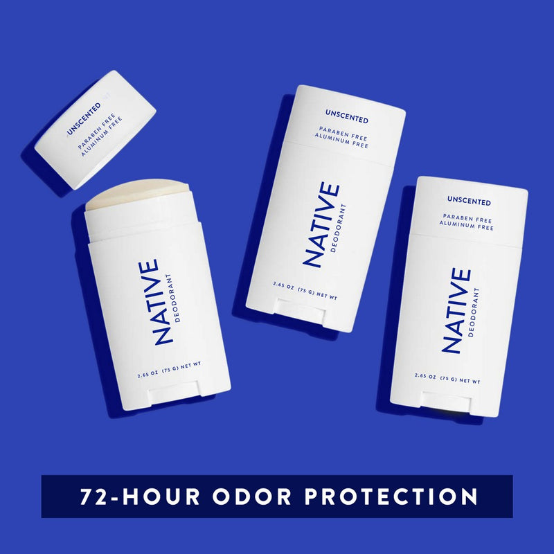 Native Deodorant - Unscented - Aluminum Free - 2.65 oz