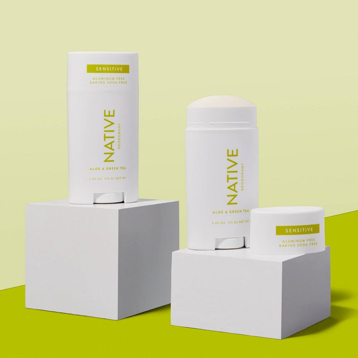 Native Sensitive Deodorant - Aloe & Green Tea - No Baking Soda - 2.65 oz