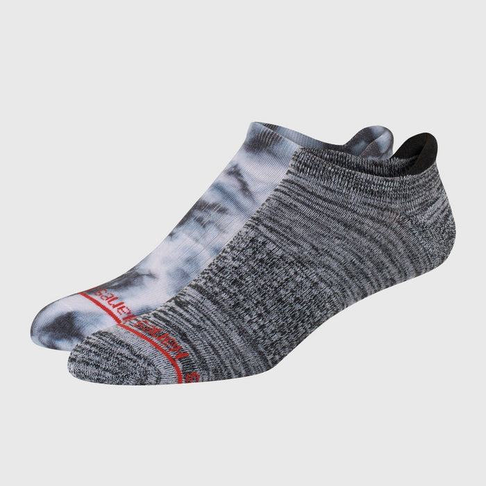Hanes Originals Premium Men's Heel Shield Socks 2pk - White/Black 6-12