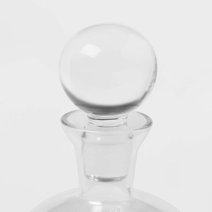 Liquor Glass Decanter with Stopper Clear - Threshold