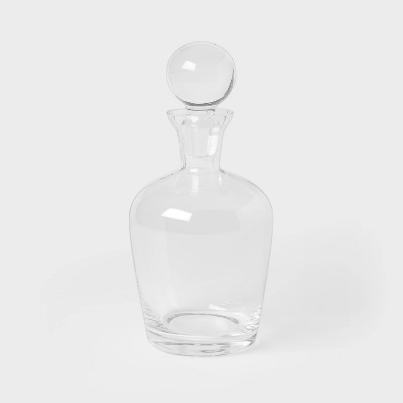 Liquor Glass Decanter with Stopper Clear - Threshold