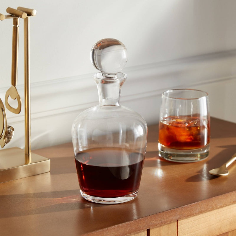 Liquor Glass Decanter with Stopper Clear - Threshold