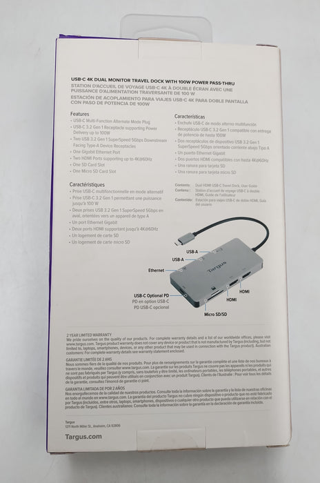 Targus USB-C Dual HDMI Travel Dock