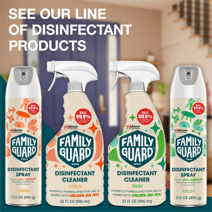 Family Guard Citrus Disinfectant Aerosol - 17.5oz