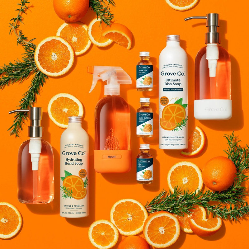 Grove Co. Orange & Rosemary Multi-Purpose Cleaner Concentrates - 2ct
