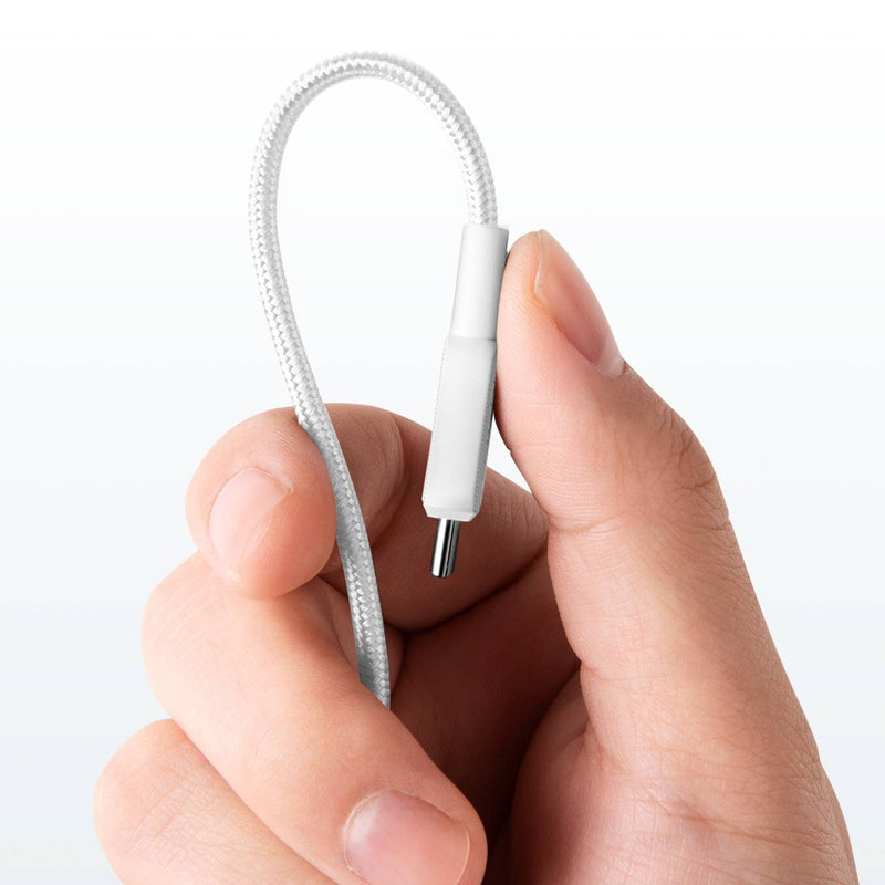 Anker 6' 60W Braided USB-C to USB-C Max Fast Charging Cable - White