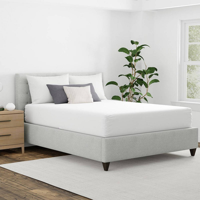 King Maximum Bed Bug and Allergy Mattress Protector White - AllerEase