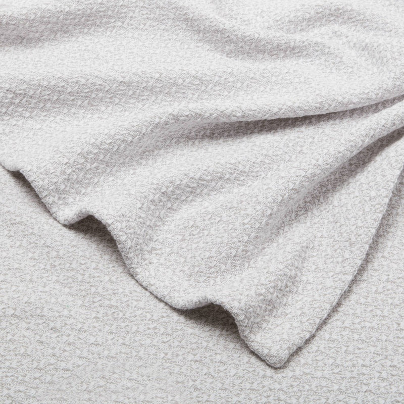 Twin/Twin XL 100% Cotton Bed Blanket Gray - Threshold