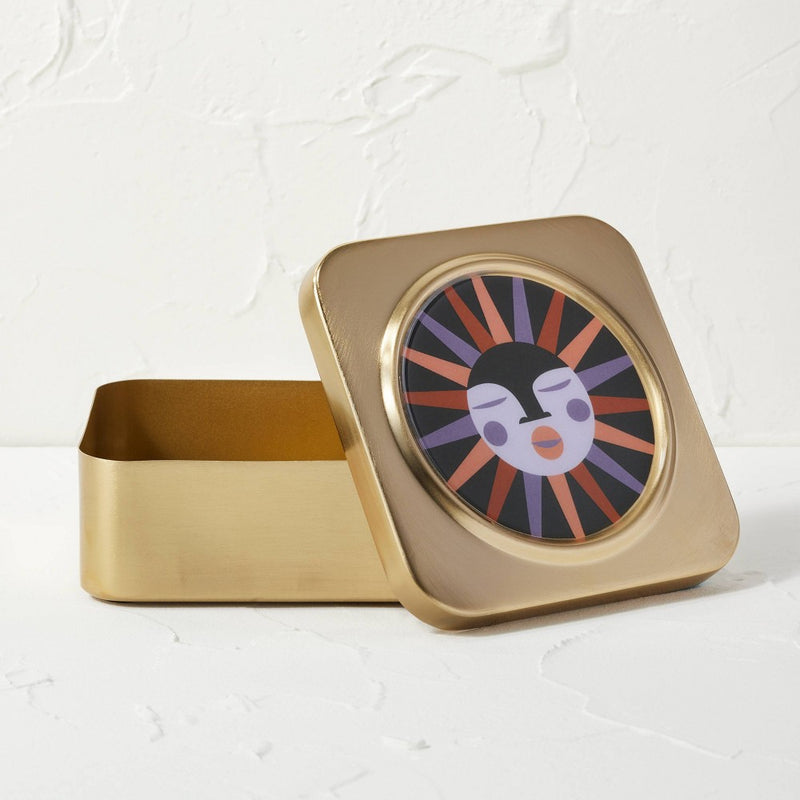 Sun Decorative Box Gold - Opalhouse designed with Jungalow