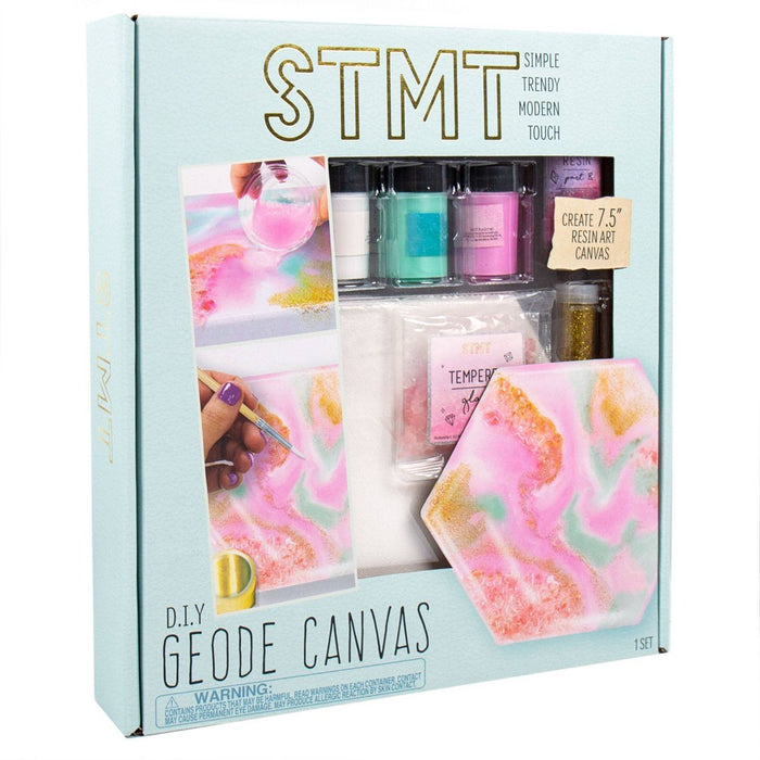 D.I.Y. Geode Canvas - STMT