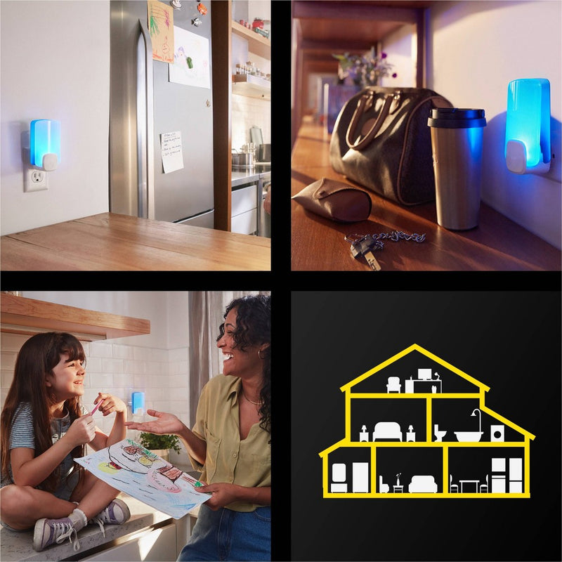 Raid Essentials Flying Insect Light Trap Starter Kit - 1 Device + 1 Refill