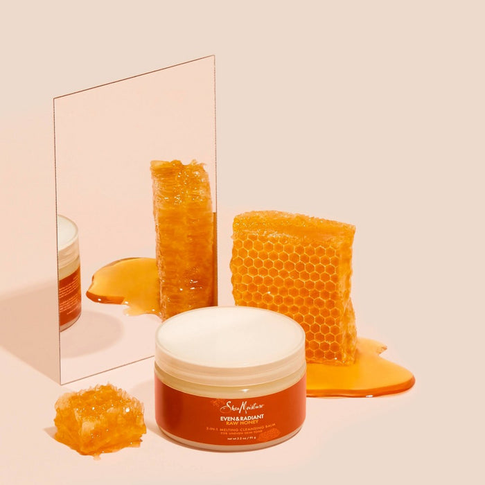 SheaMoisture Even & Radiant Raw Honey 3-in-1 Cleansing Balm - 3.2oz