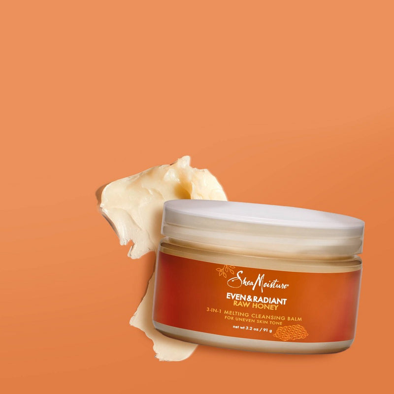 SheaMoisture Even & Radiant Raw Honey 3-in-1 Cleansing Balm - 3.2oz