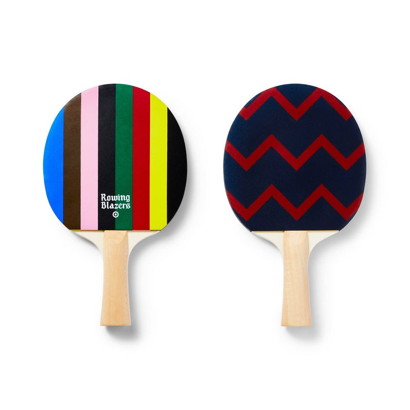 Croquet Stripe and Zig Zag Ping Pong Paddle Set - Rowing Blazers x Target