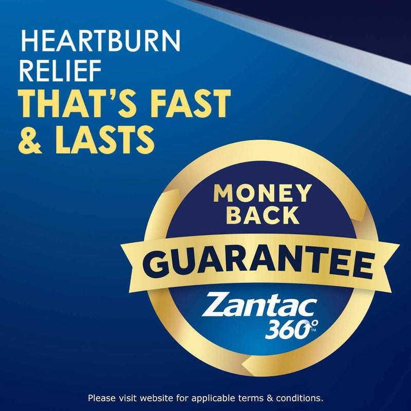Zantac 360 Maximum Strength Heartburn Prevention and Relief Tablets - 90ct