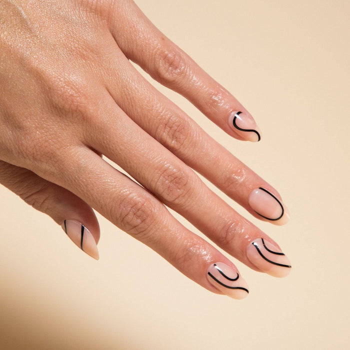 Chillhouse Chill Tips Nail Art Press On Fake Nails - The Chill Line - 24ct
