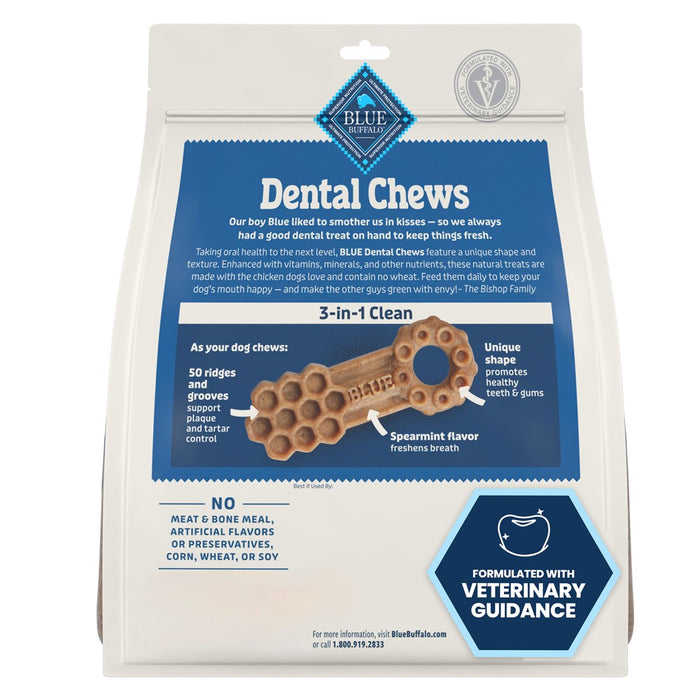 Blue Buffalo Dental Chew Medium Flavored Dog Treat - 11.5oz