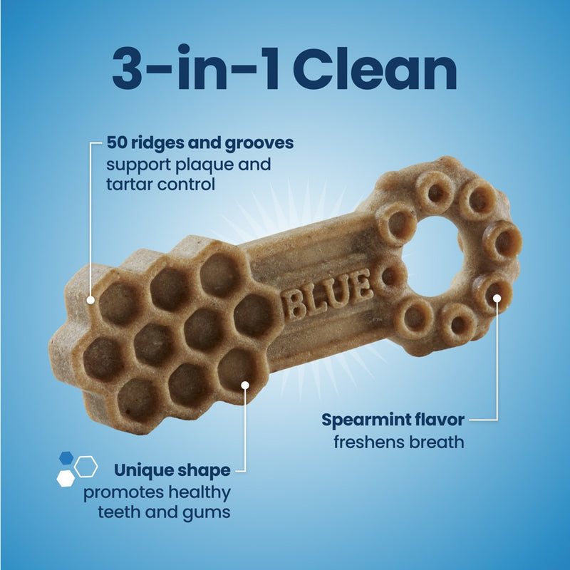 Blue Buffalo Dental Chew Large Flavored Dog Treat - 11oz