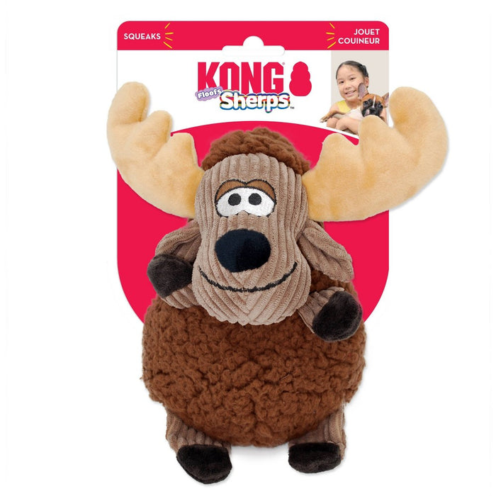 KONG Sherps Floofs Moose Dog Toy - M