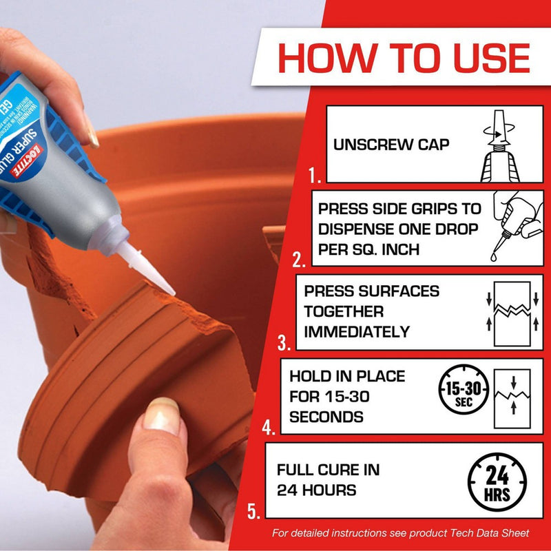Loctite 4g Gel Control Super Glue