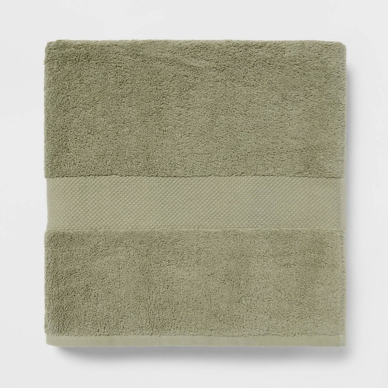 Performance Plus Oversized Bath Towel Light Green - Threshold