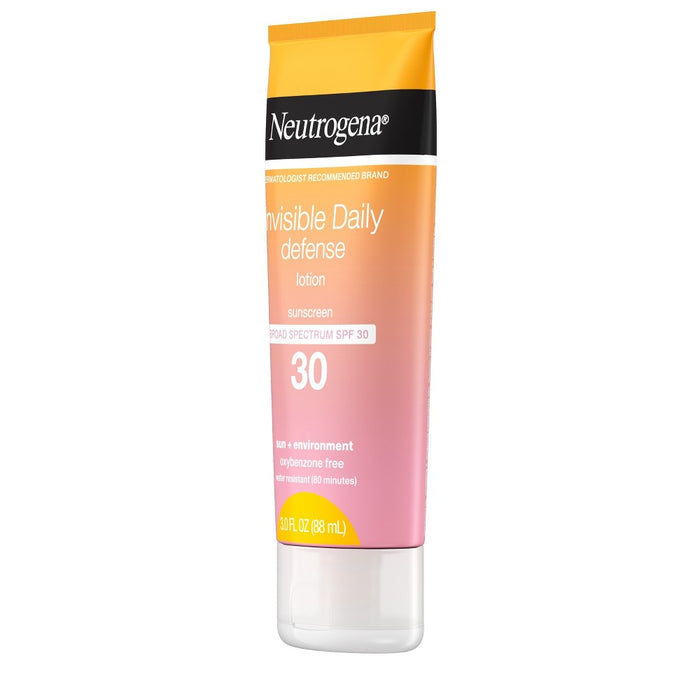 Neutrogena Invisible Daily Defense Sunscreen Lotion - SPF 30  EXP 08/2024