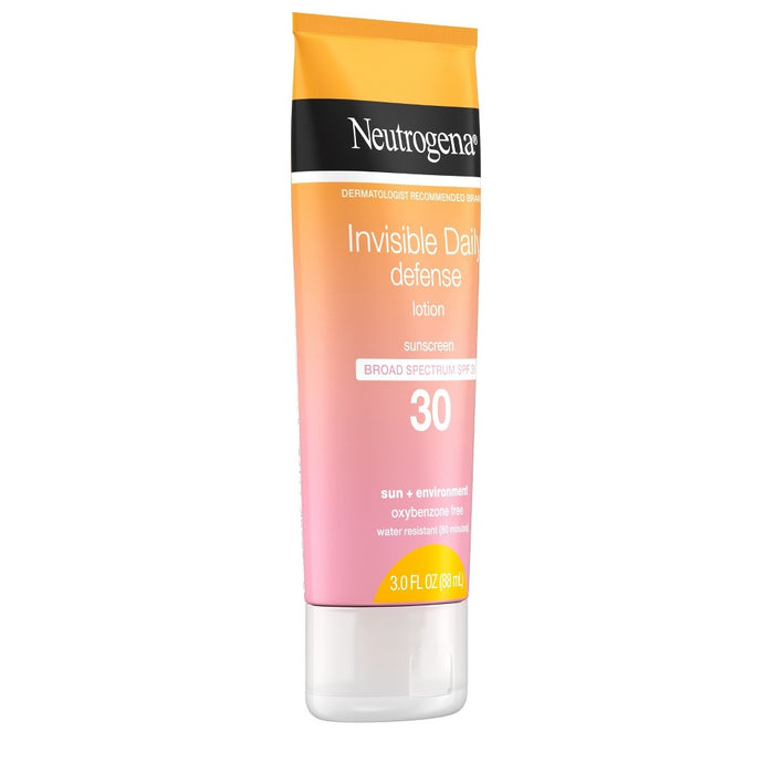 Neutrogena Invisible Daily Defense Sunscreen Lotion - SPF 30  EXP 08/2024