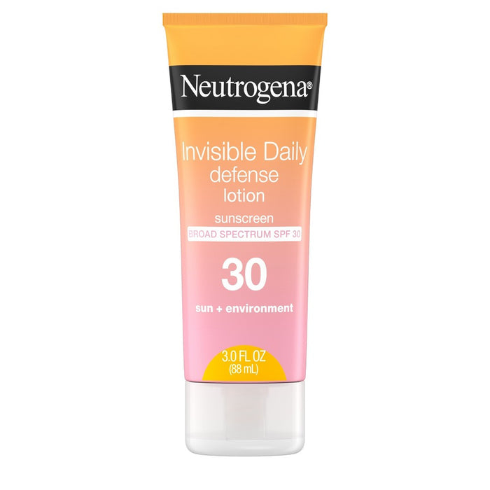 Neutrogena Invisible Daily Defense Sunscreen Lotion - SPF 30  EXP 08/2024