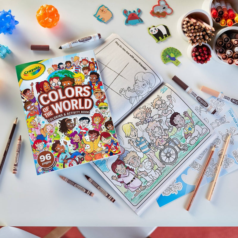 Crayola 96pg Colors of the World Coloring Book