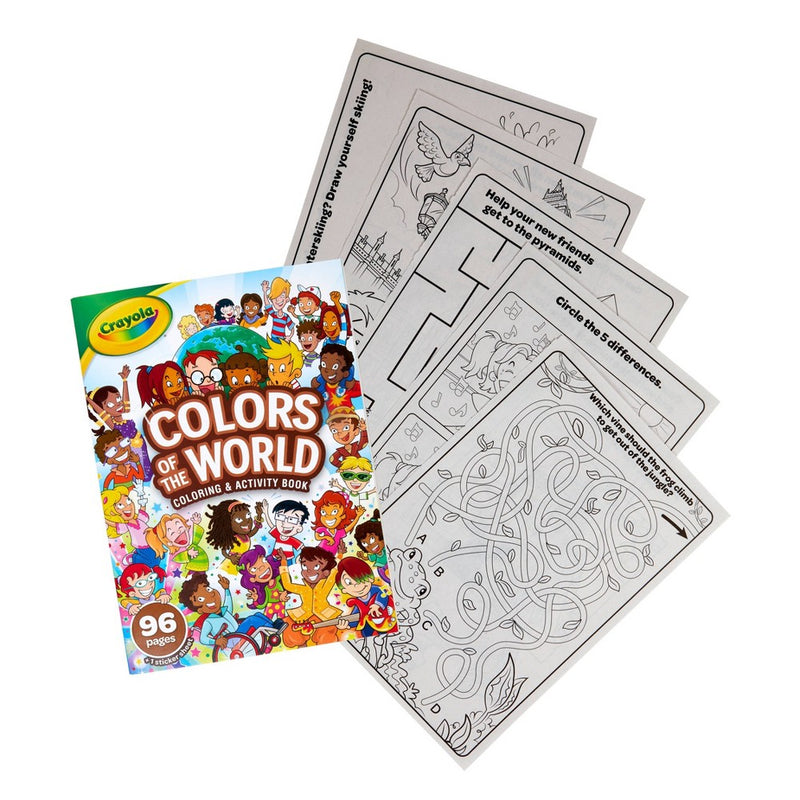 Crayola 96pg Colors of the World Coloring Book