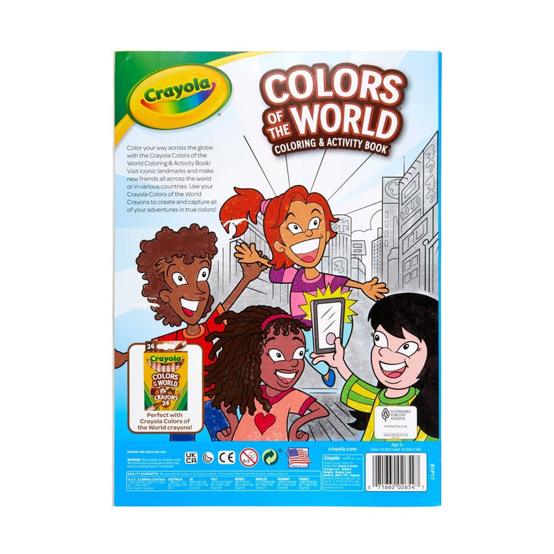 Crayola 96pg Colors of the World Coloring Book