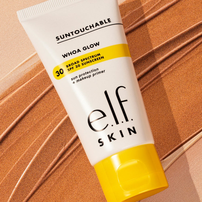e.l.f. SKIN Suntouchable Whoa Glow Sunscreen & Primer - Sunburst - SPF 30 - 1.69 fl oz