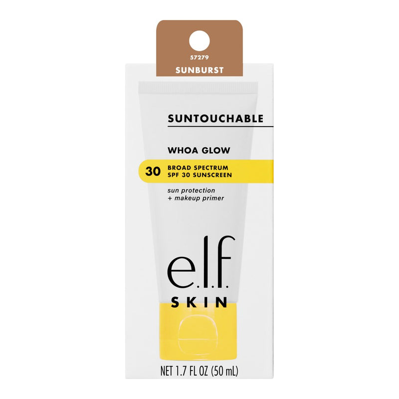 e.l.f. SKIN Suntouchable Whoa Glow Sunscreen & Primer - Sunburst - SPF 30 - 1.69 fl oz