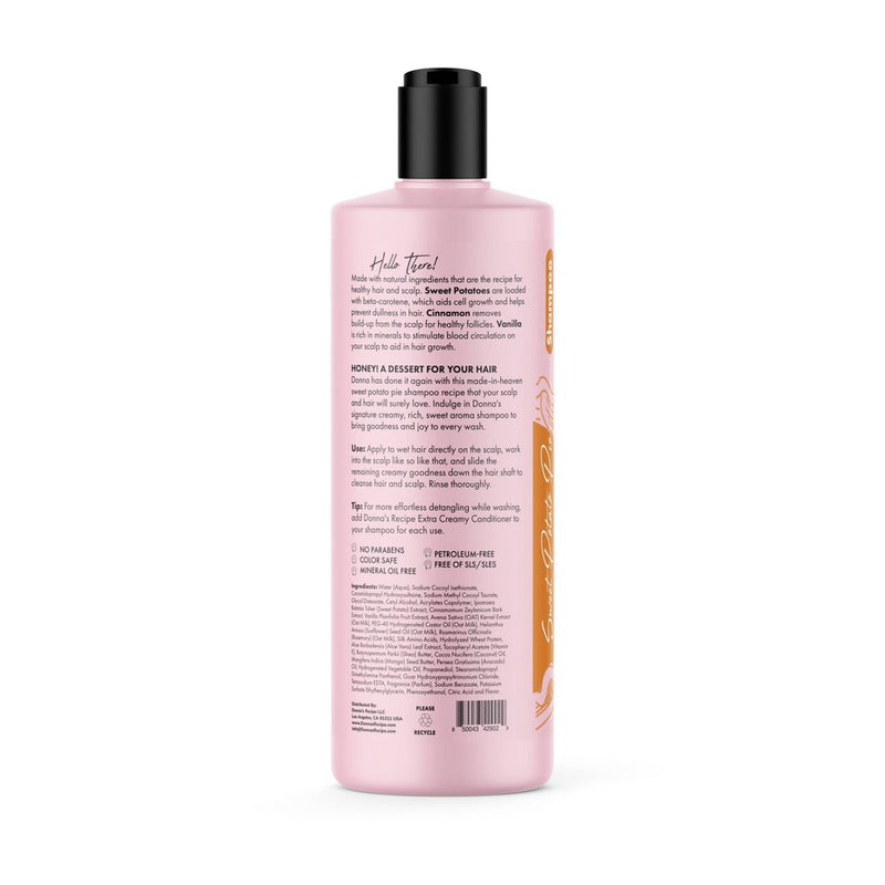 Donna's Recipe Sweet Potato Pie Moisturizing Shampoo - 8 fl oz