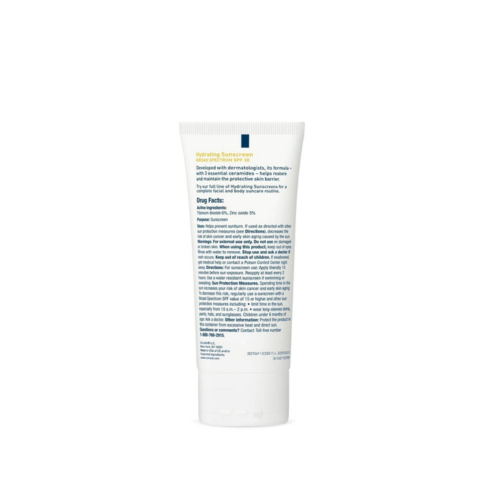 CeraVe Hydrating Mineral Face Sunscreen Lotion - SPF 30 - 2.5oz