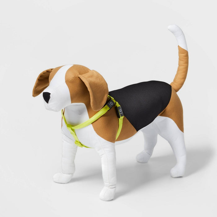 LED Rechargeable Dog Harness - S - Vibrant Green - Boots & Barkley