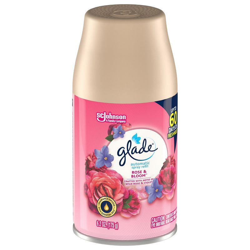 Glade Automatic Spray Air Freshener Refill - Rose & Bloom - 6.2oz